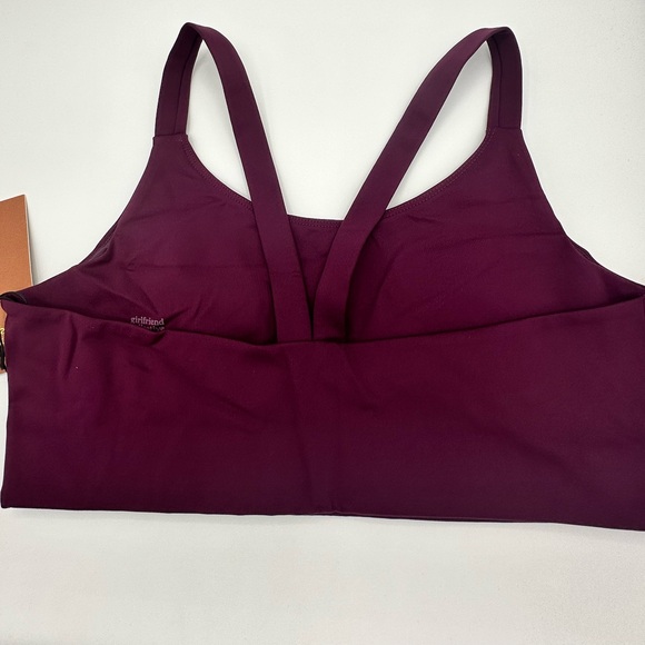 Girlfriend Collective| LouV-Back Bra- Plum - Picture 4 of 7